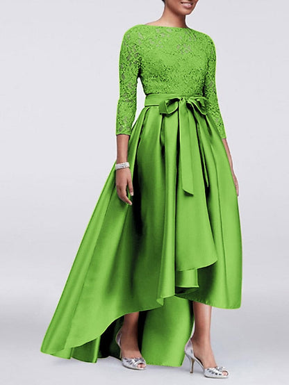 Guest the Wedding Mother Elegant Bride Dress of A-Line Size Plus