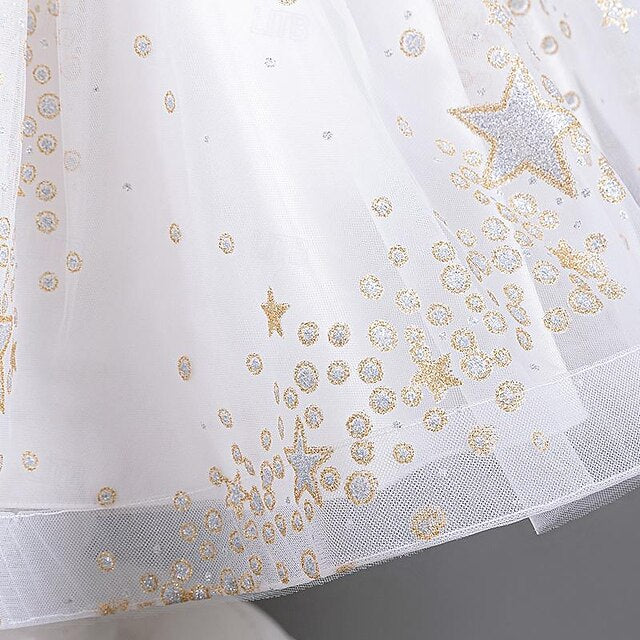 Dress Flower Girl Floral Girls' Sequin Party Kids