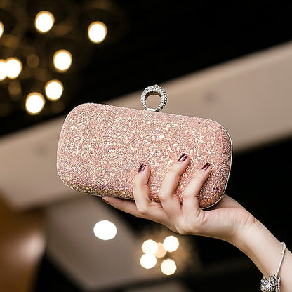 PU Wristlet Clutch Evening Leather Bag Women's Bags