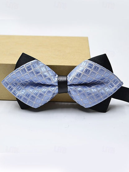 Pattern Geometric Men's Christmas Bow Tie with