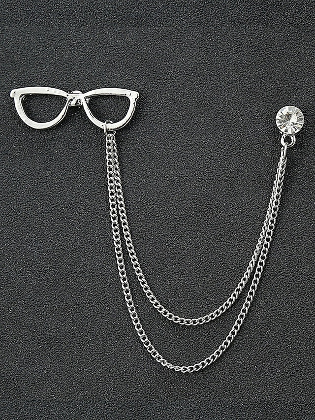 Collar Christmas Alloy – Pins Reindeer Elegant Men's