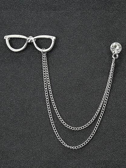 Collar Christmas Alloy – Pins Reindeer Elegant Men's