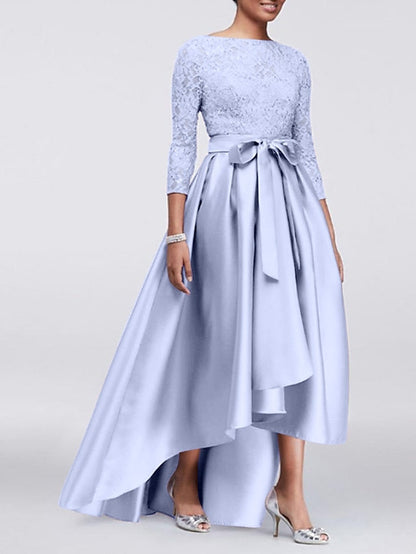 Guest the Wedding Mother Elegant Bride Dress of A-Line Size Plus