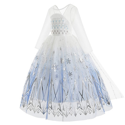 Flower Fairytale Girl Dress Princess Frozen Vacation Elsa