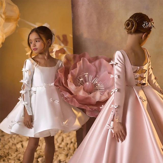 Girl Party Dress Girls' Flower Kids First Communion