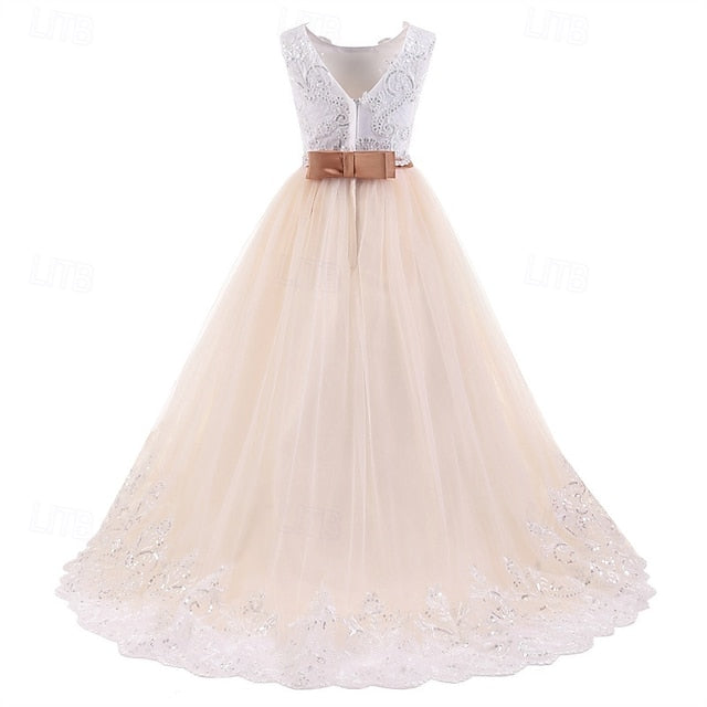 Girl Girls' Princess Kid's Dress Flower