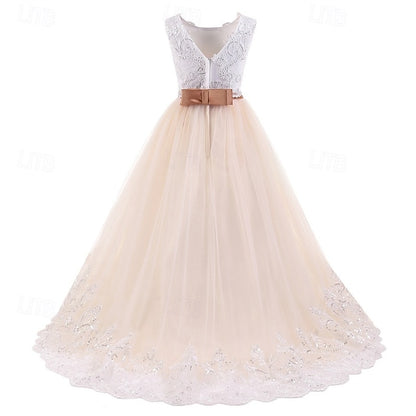 Girl Girls' Princess Kid's Dress Flower