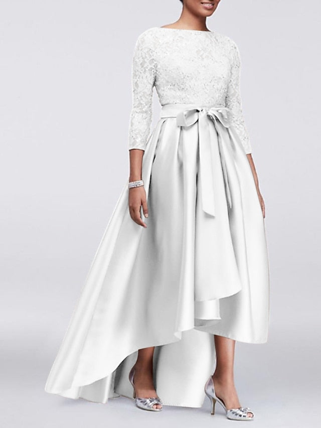 Guest the Wedding Mother Elegant Bride Dress of A-Line Size Plus