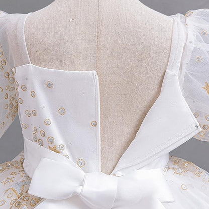 Dress Flower Girl Floral Girls' Sequin Party Kids