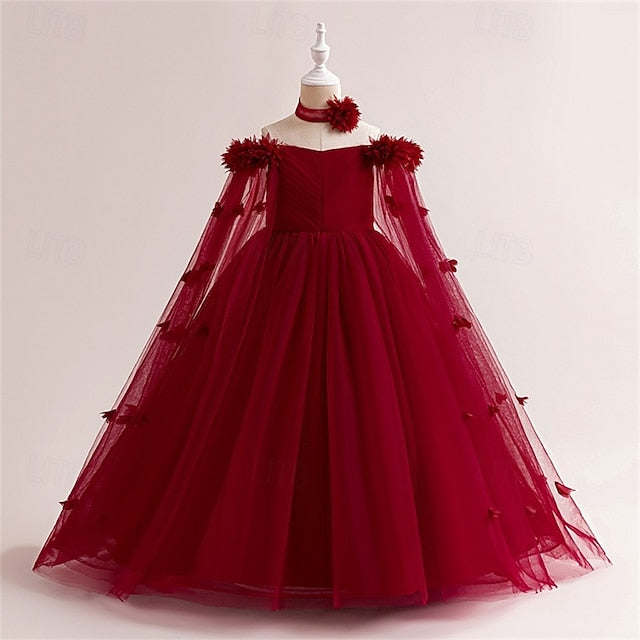 Dress Kid's Girl Flower Princess Girls'