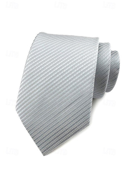 Men's tie satin striped