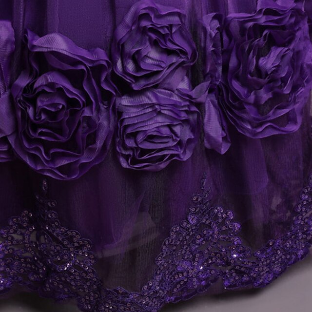 Dress Floral Girls' A Kids Little Plain Line Party