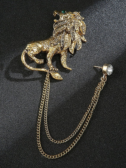 with Deer Brooch Christmas Lapel Men's Pin