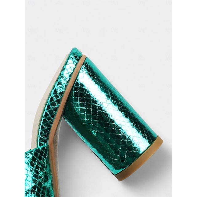 Bridal Women's Bow Metallic – Design with Mules Pink