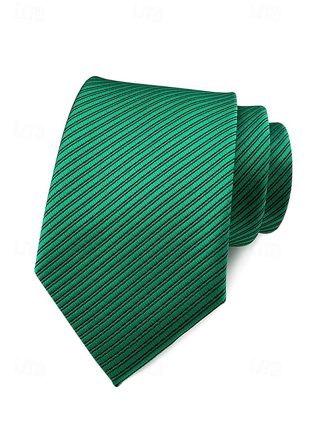 Men's tie satin striped