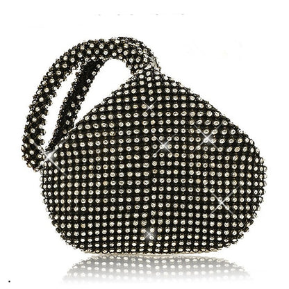 Crystal Evening Elegant Women's - Rhinestone Silver Bag