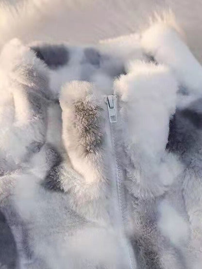 Warm Women's Fleece Faux Jacket Teddy Coat Fur