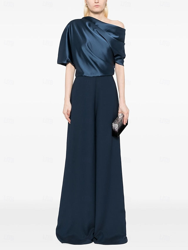 the Guest Wedding Mother Jumpsuit of Bride Simple Dress