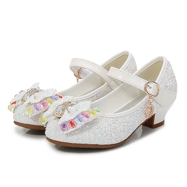 – Mary Girls' Princess Shoes Sparkling Jane Glitter Party