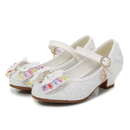– Mary Girls' Princess Shoes Sparkling Jane Glitter Party