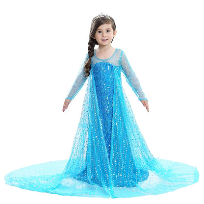 Elsa Girl Dress Princess Flower Girls' Movie Frozen