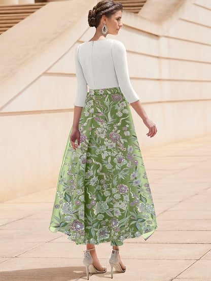 Bride Dress the Beach Mother Elegant of A-Line Wedding