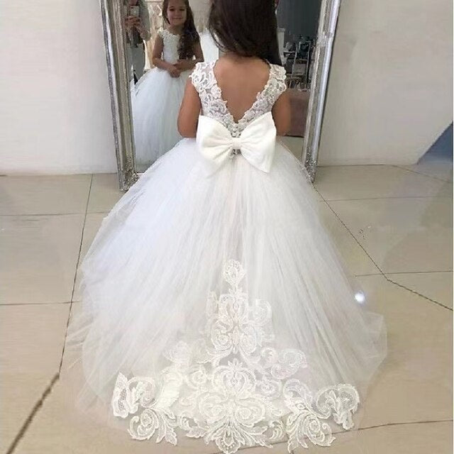 Girls' Flower Girl Dress Party First Communion