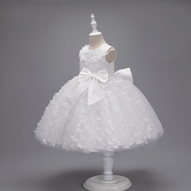 Kids Party Butterfly Dress Girl Flower Girls'