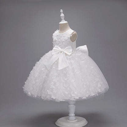 Kids Party Butterfly Dress Girl Flower Girls'