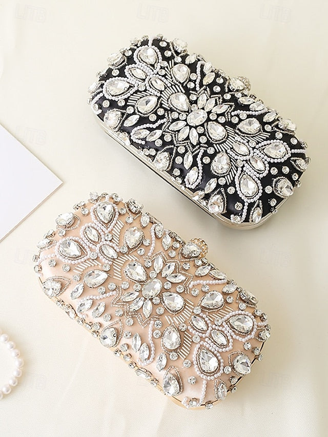 Women's Clutch Crystal-Embellished Bag