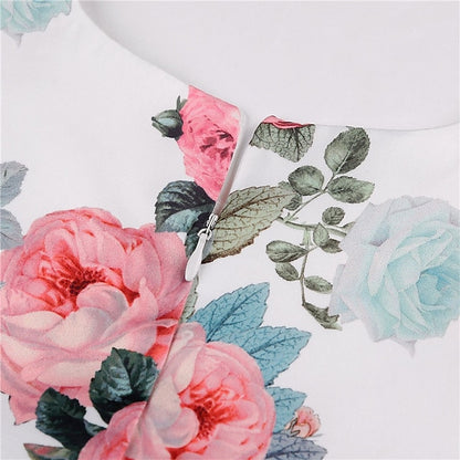 Kids Dress Floral Girls' Sleeve Short Party Flower