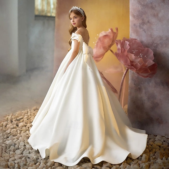 Party Dress Communion Girls' Girl Flower First
