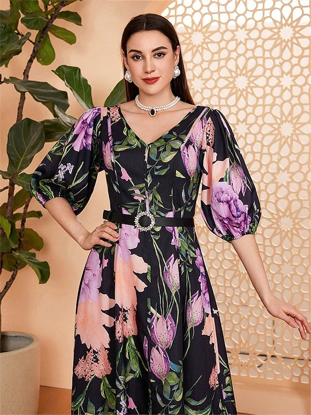 the Length Bride of A-Line V Mother Floor Dress Neck Elegant