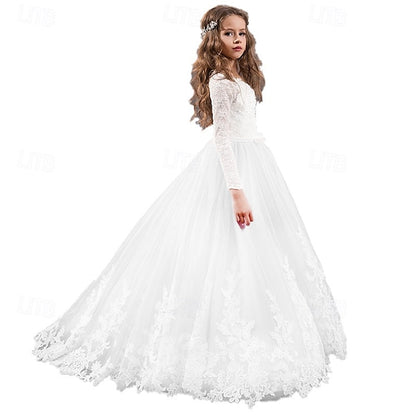Kid's Dress Princess Girls' Girl Flower
