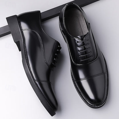 Cap-Toe Dress – Shoes Design Oxford Brown Classic Men's