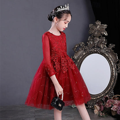 Dress Princess Kid's Flower Girl Girls'