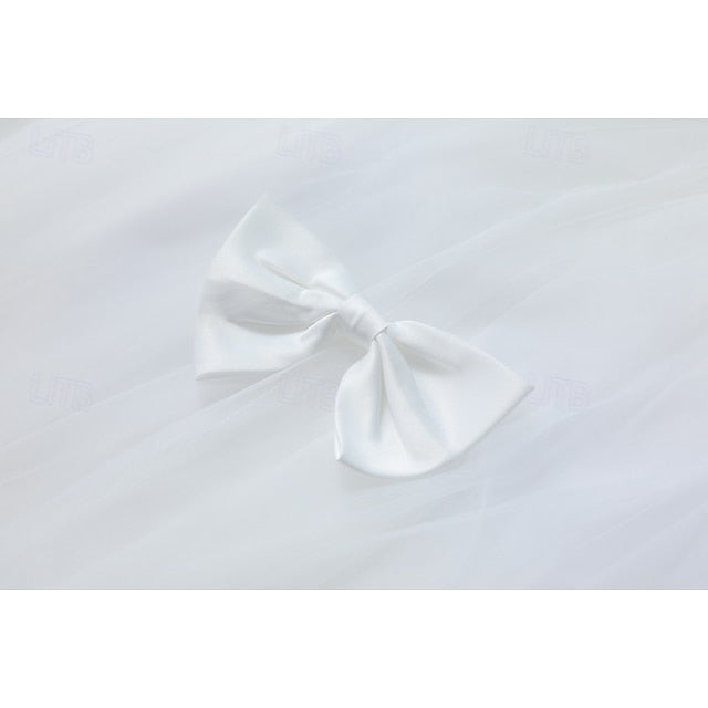Sleeveless Girl Girls' Kids Wedding Dress Flower