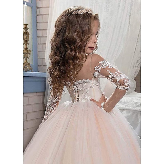 Girl Communion Princess Dress Flower Girls' First
