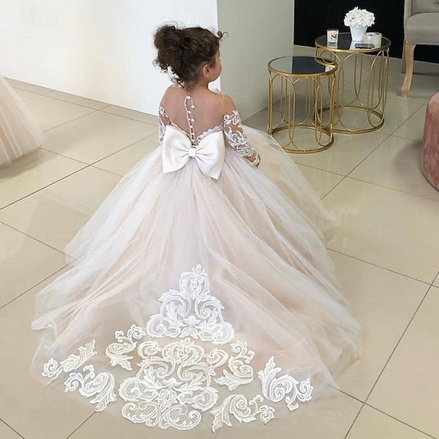 Girl Kid's Princess Flower Girls' Dress