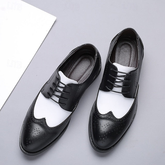 with White Black and Shoes Oxford Brogue Men's