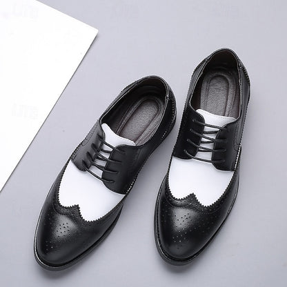 with White Black and Shoes Oxford Brogue Men's