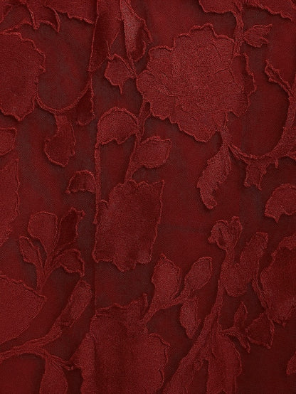 Burgundy Gown Blue Evening Bride of the A-Line Mother Elegant