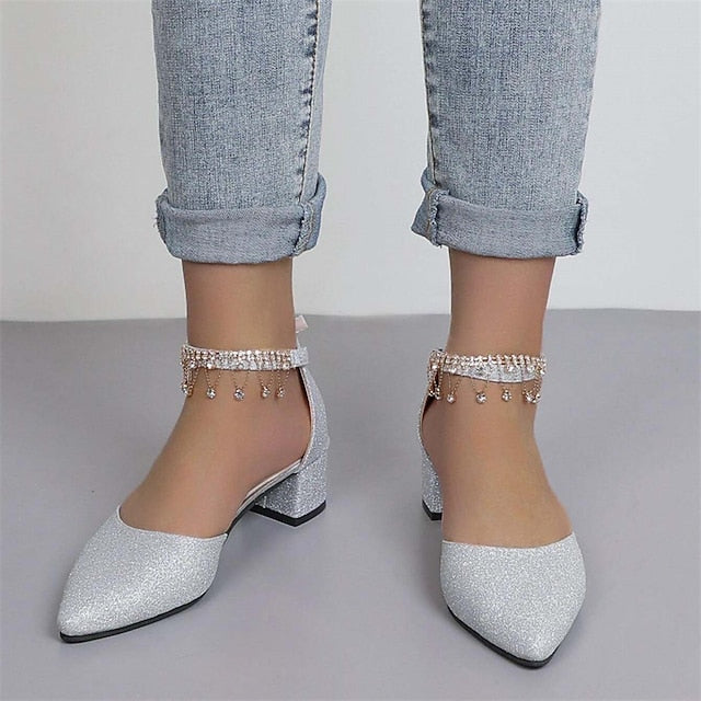 Wedding Shoes Bridesmaid Bridal Elegant Women's Pumps