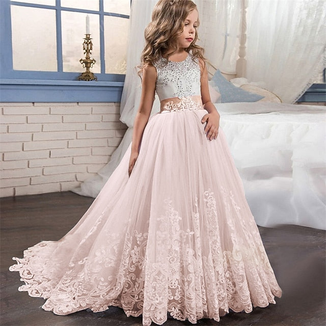 Formal Girls' Dress Flower Girl Lace