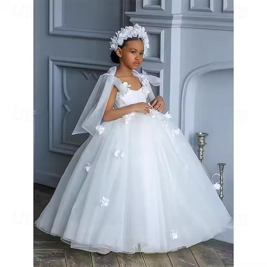 Party Girl First Girls' Communion Flower Dress
