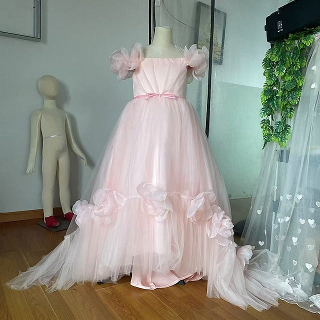 Girls' Dress Party First Communion Girl Flower