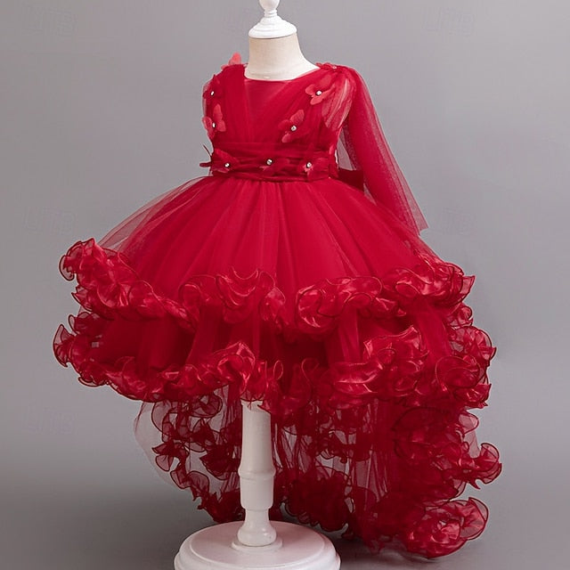 Dress Formal Girl Wedding Flower Party Girls'