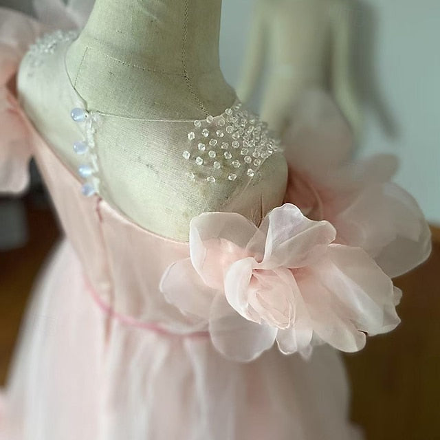 Girls' Dress Party First Communion Girl Flower