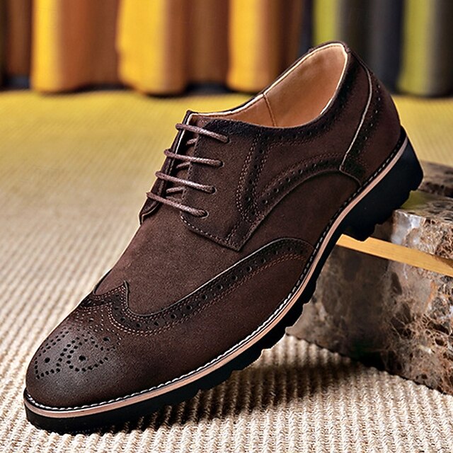 Derby Shoes Vintage – Brown Lace-Up Men's Brogue
