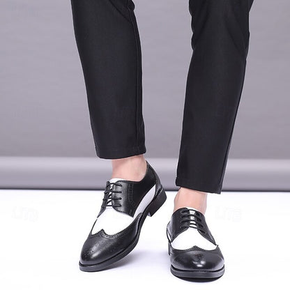 with White Black and Shoes Oxford Brogue Men's